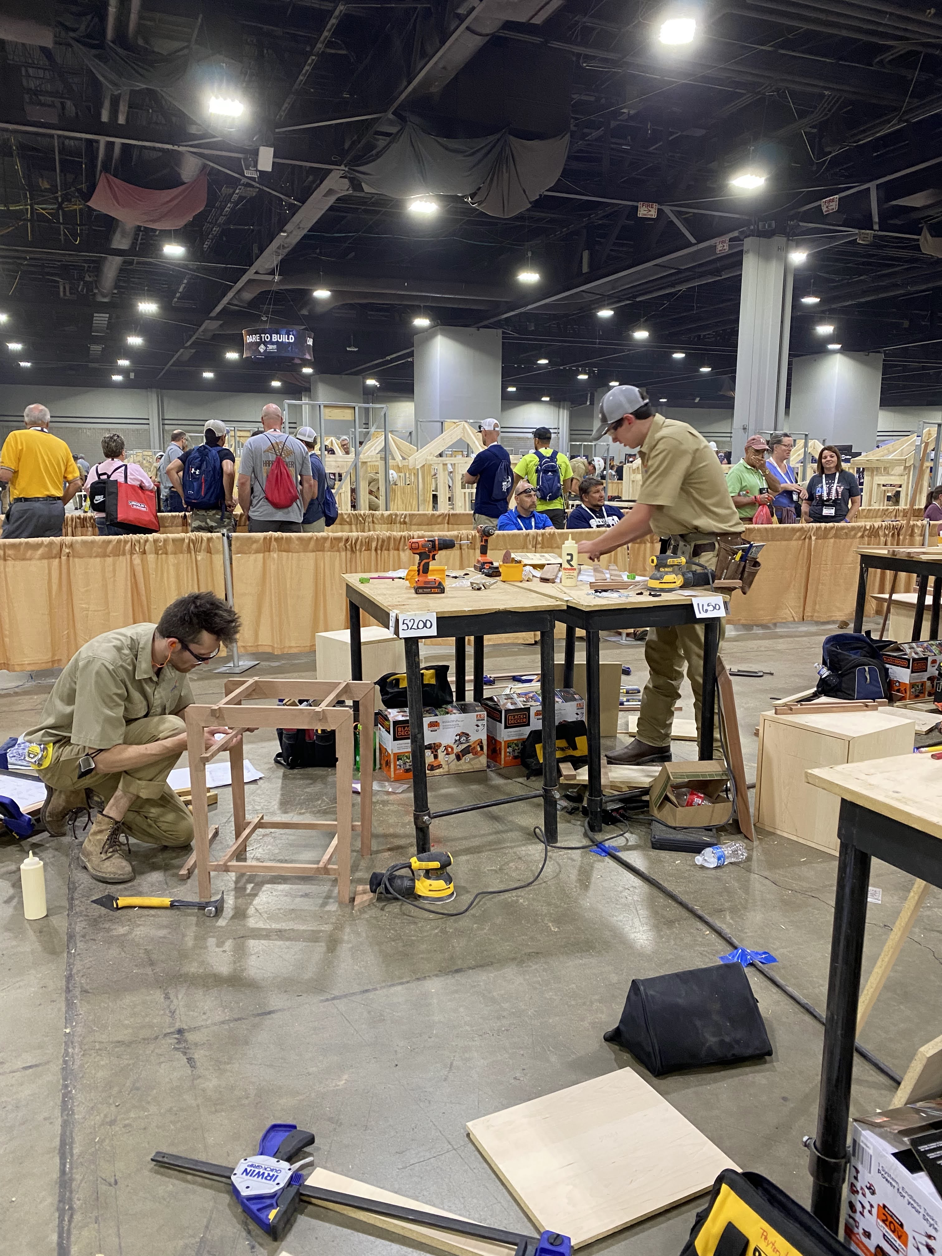 Students compete in first live SkillsUSA Cabinetmaking contest since 2019