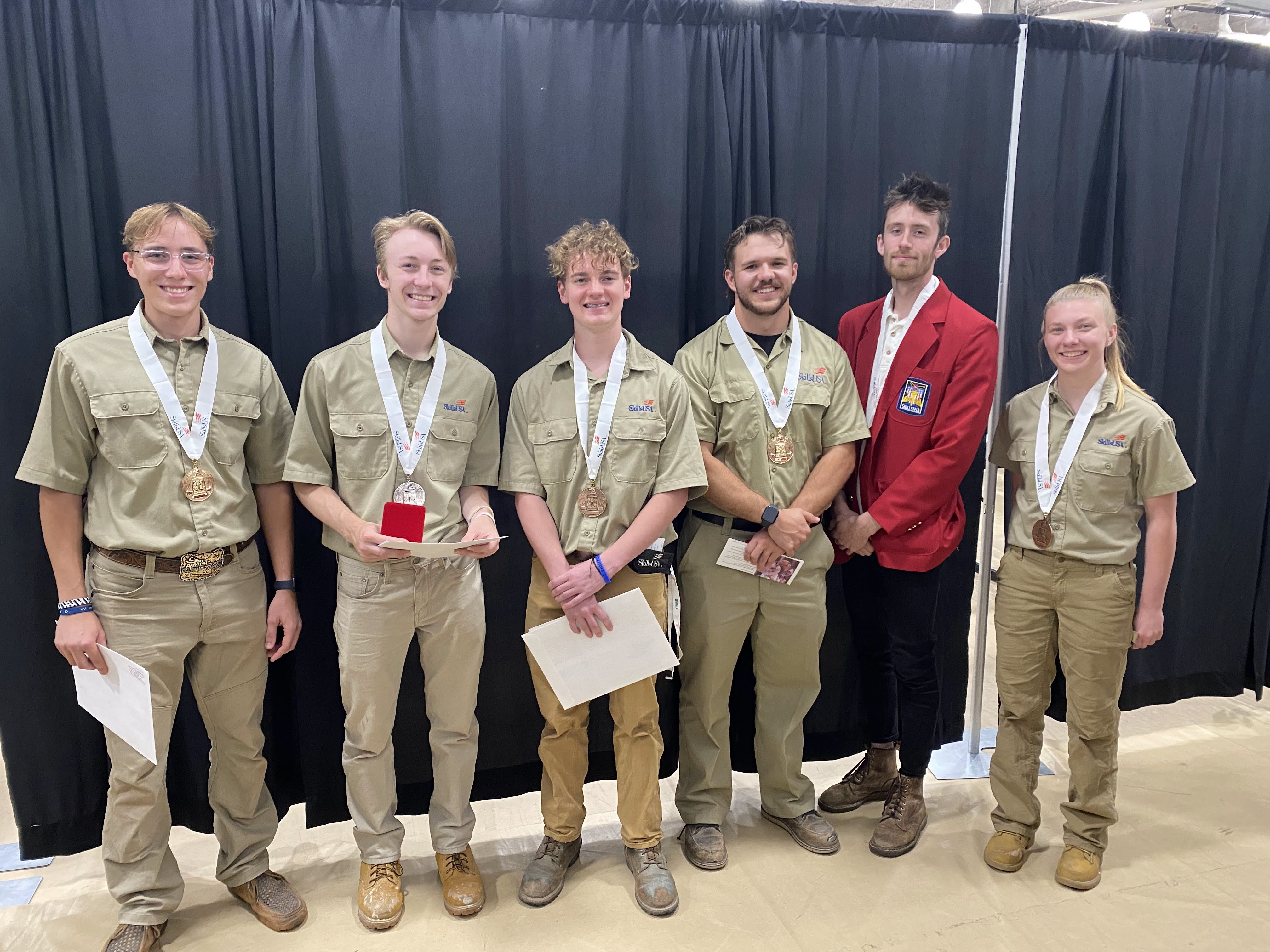 Students compete in first live SkillsUSA Cabinetmaking contest since 2019