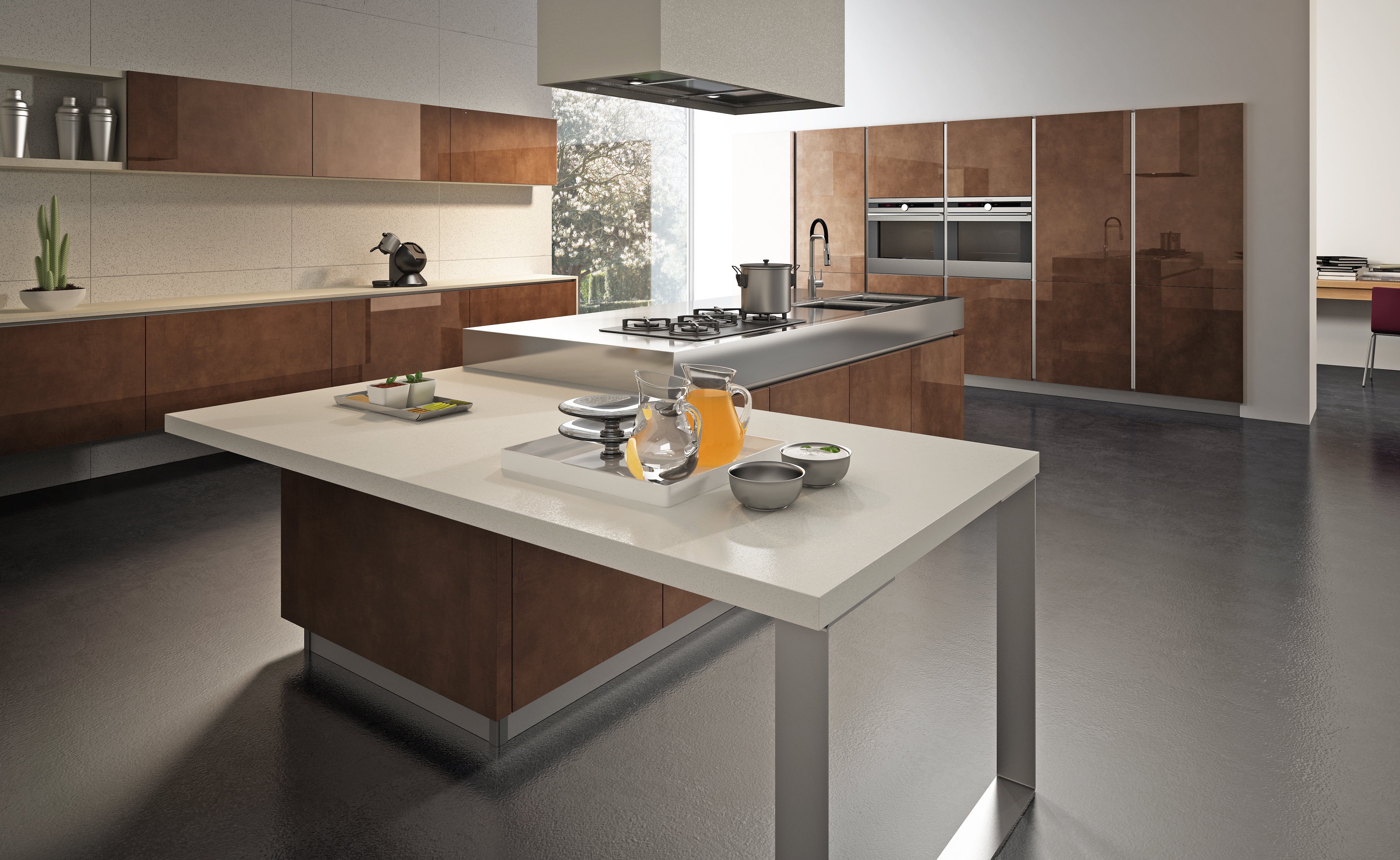 Cocina Luxe Cuzco Copper kitchen