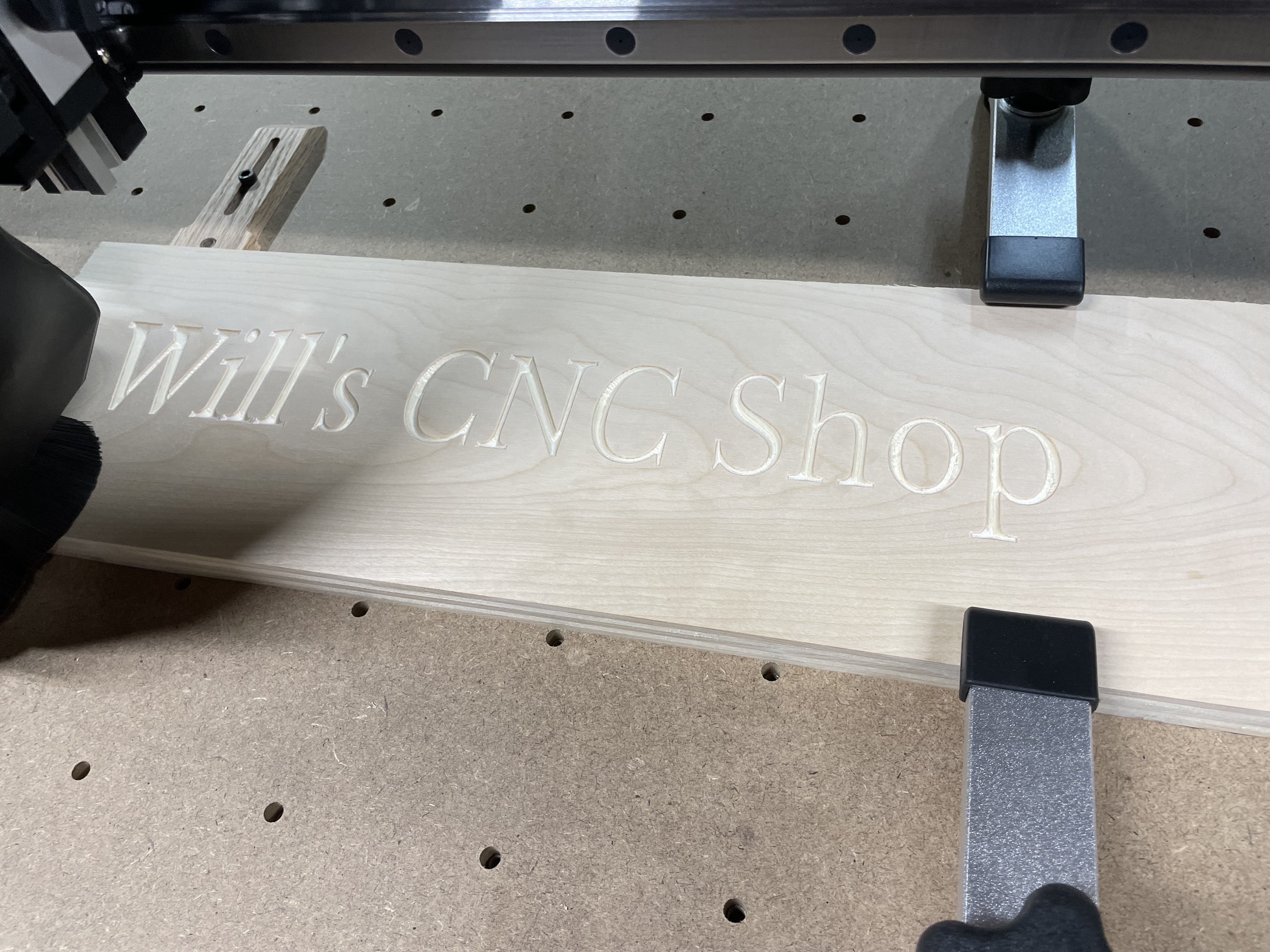 Finished first sign on X-Carve Pro