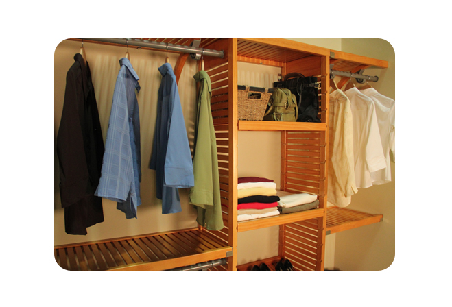  John Louis Home 12-Inch Deep Premier Closet Organizer