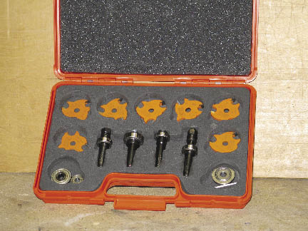 Cmt slot on sale cutter set