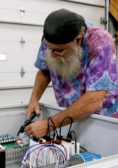 By building panels in-house, the company can power up the system for a quality check before it is shipped on-site.