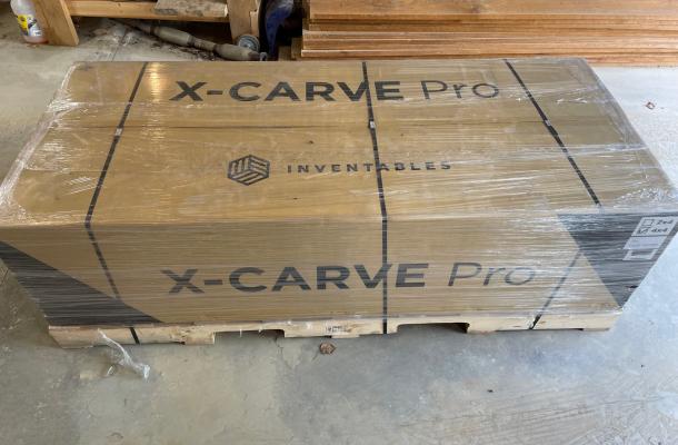 X-Carve Pro on pallet