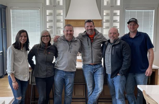 Brad and Lynn at Hunter Trim and Cabinets