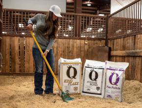 Queens Wood Products makes shavings for barn stalls