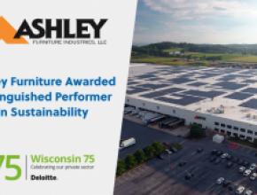 AShely Furniture wins sustainability award.