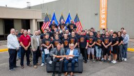 Ashley held a ribbon-cutting ceremony for the new plant