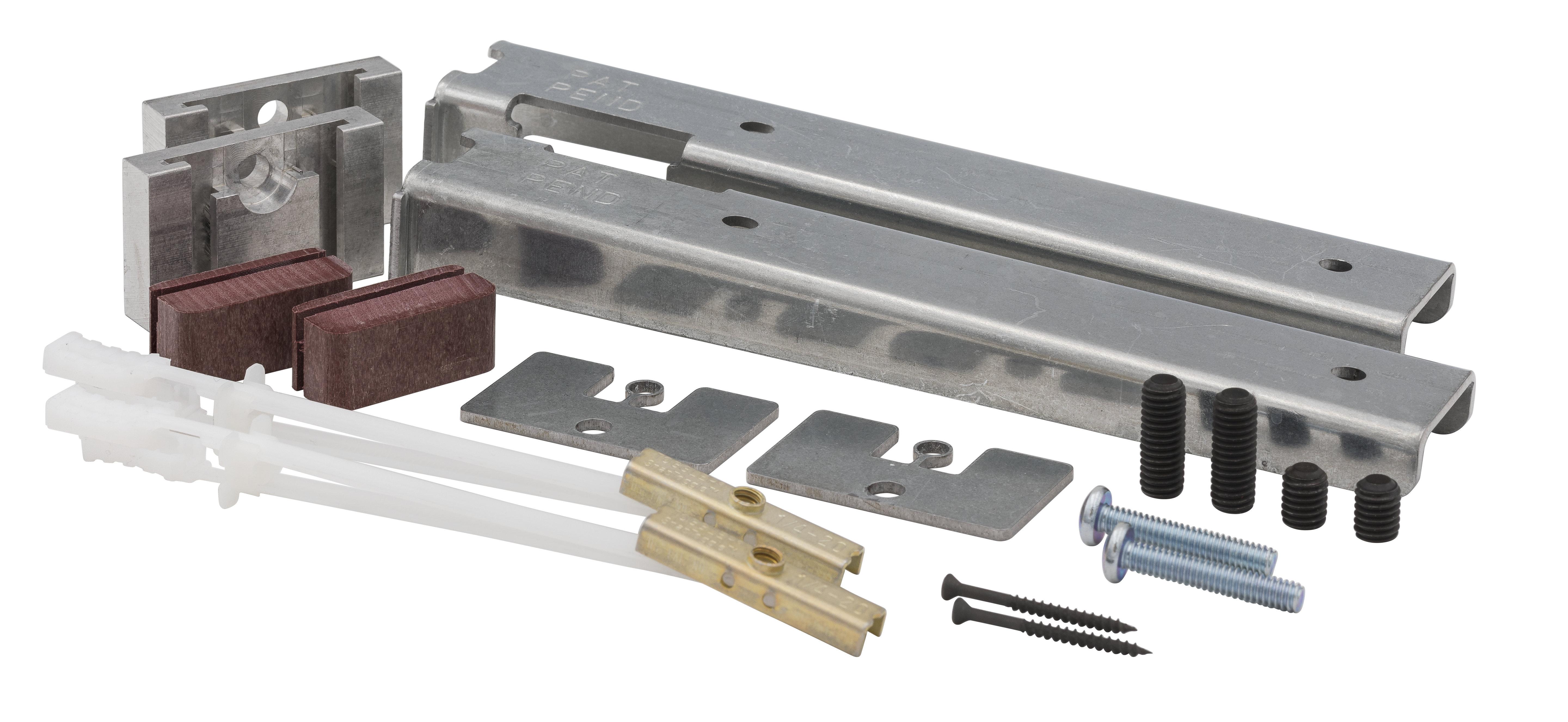 InnovaShelf T-Loc adjustable floating shelf bracket system