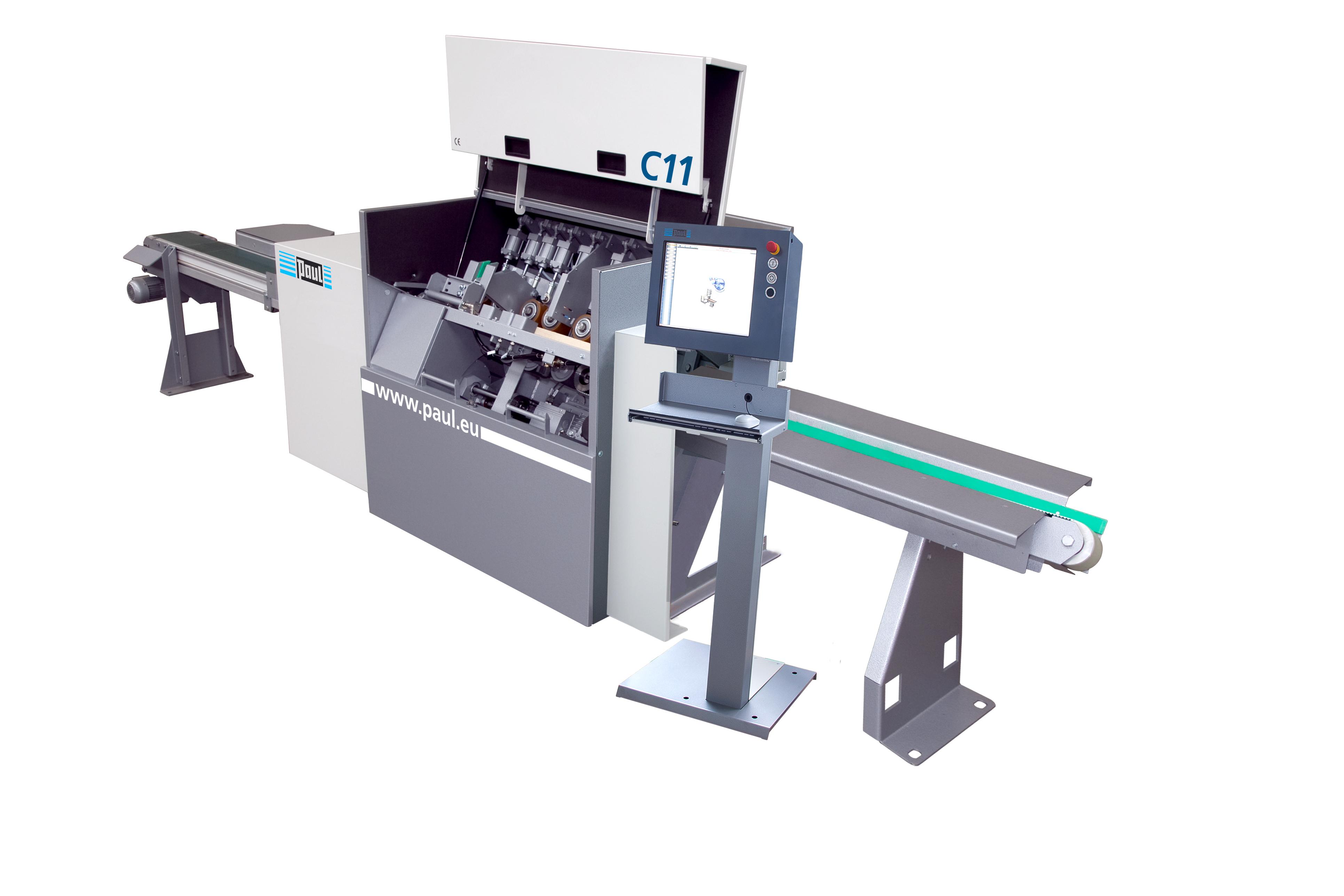 High-speed optimizing crosscut saw