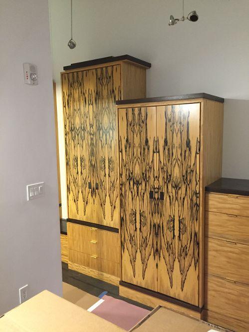 Bedroom cabinetry by Stephen Maurer
