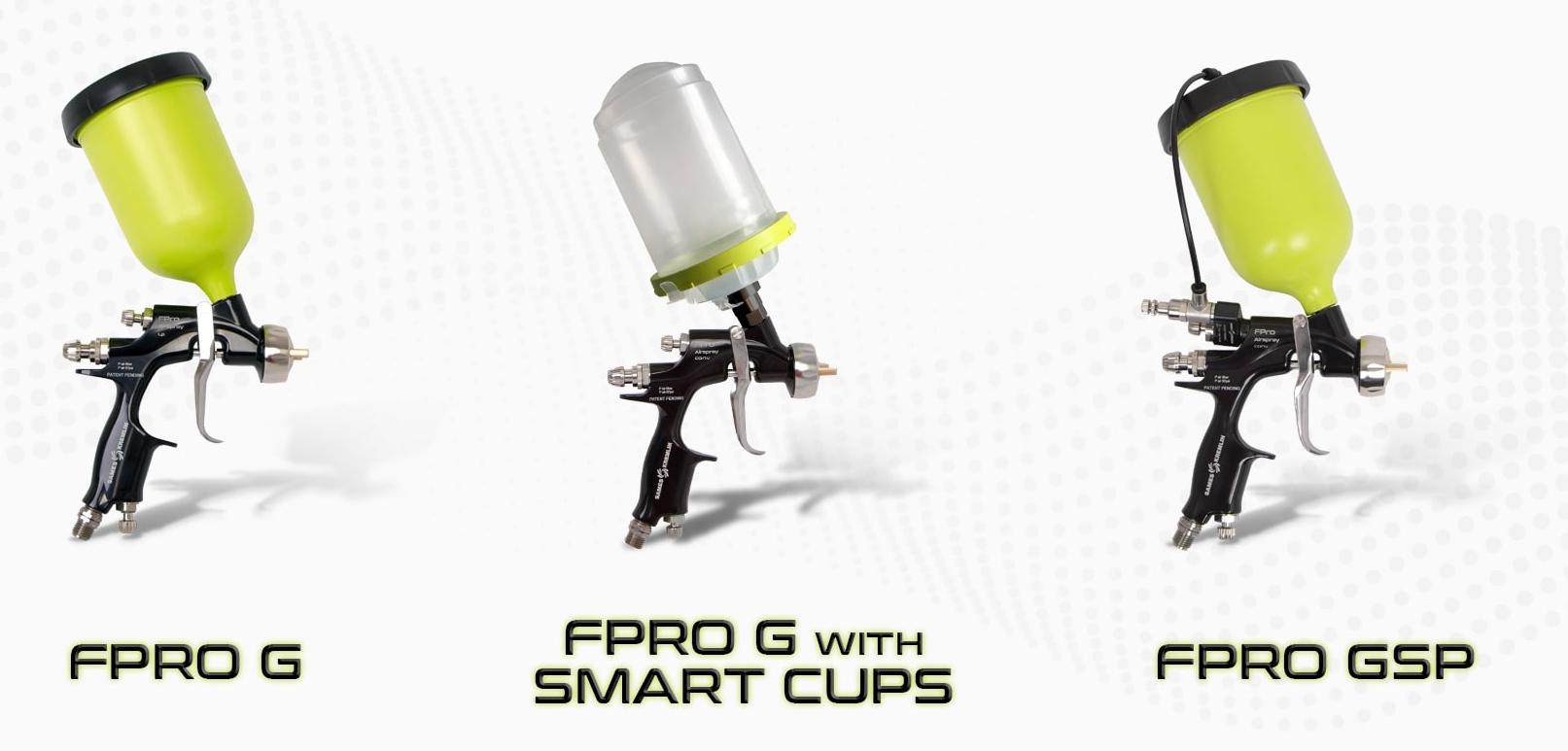 Sames Kremlin FProG, GSP spray guns, Smart Cups
