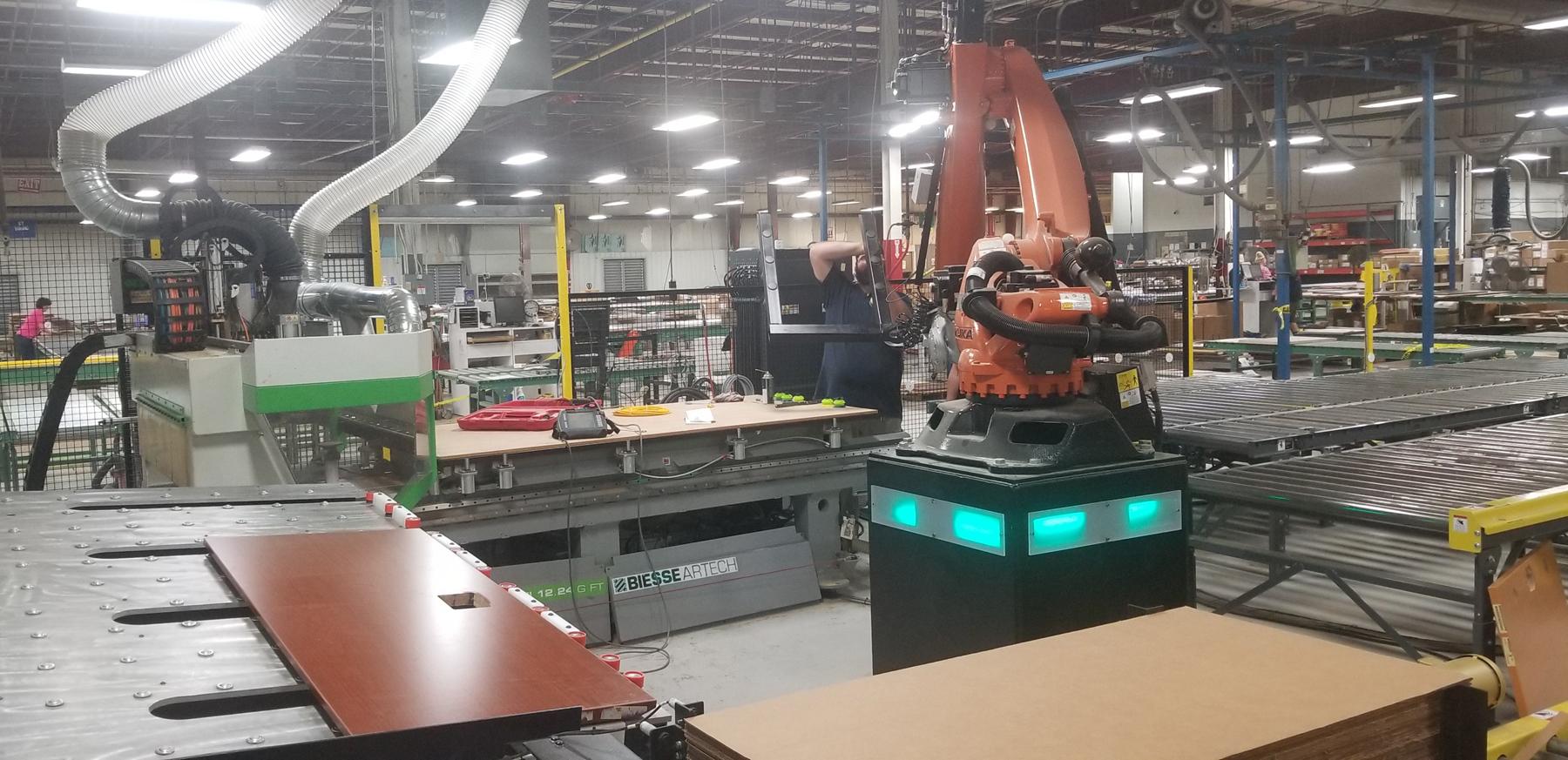 Biesse system with Kuka Robot