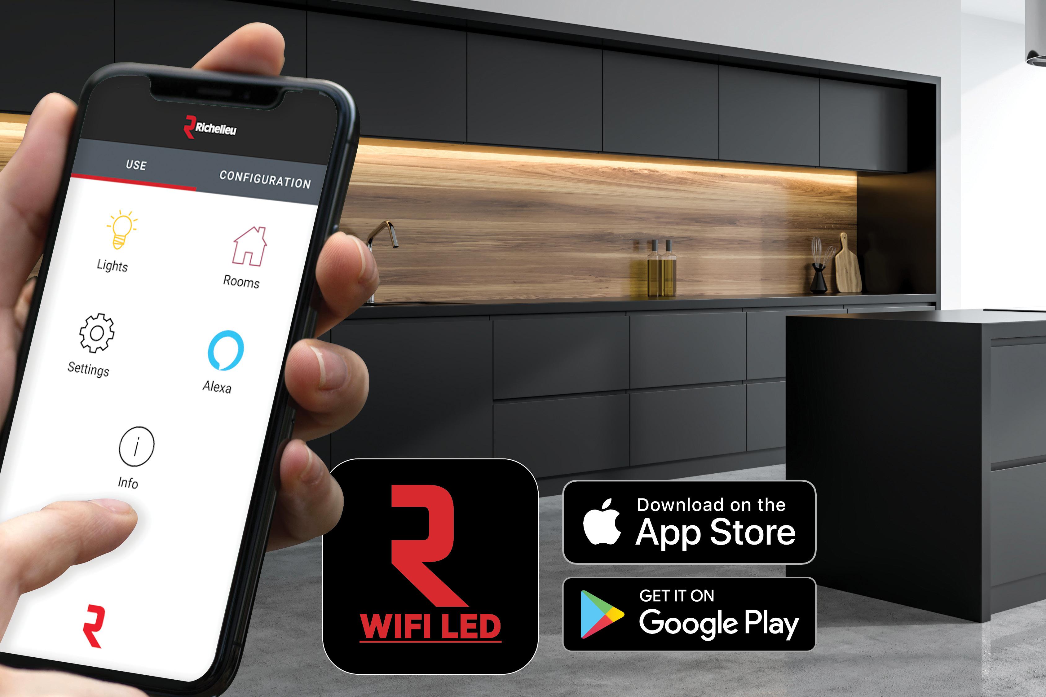 Richelieu Wi-Fi Smart Home Lighting App