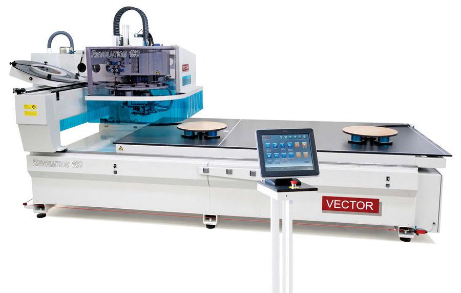 Vector Revolution 180 contour edgebander