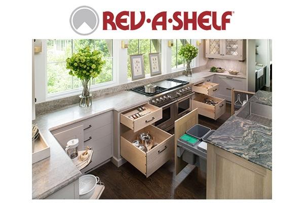 Rev-A-Shelf L-Shaped Vanity Pullout Organizer