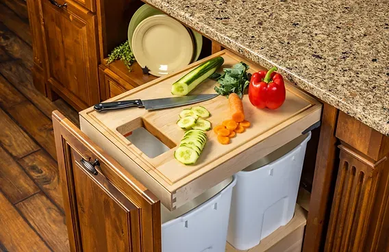 The Real Reason Old Kitchens Have Pull-Out Cutting Boards will