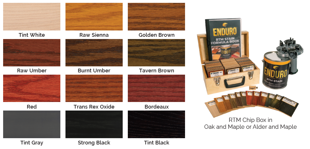 Popular Stain Colors — Dailey Woodworks