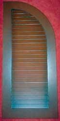 Arch Louvered Door