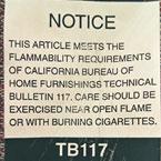 Furniture Groups Oppose Fire Retardant Label Bill: Goes Too Far
