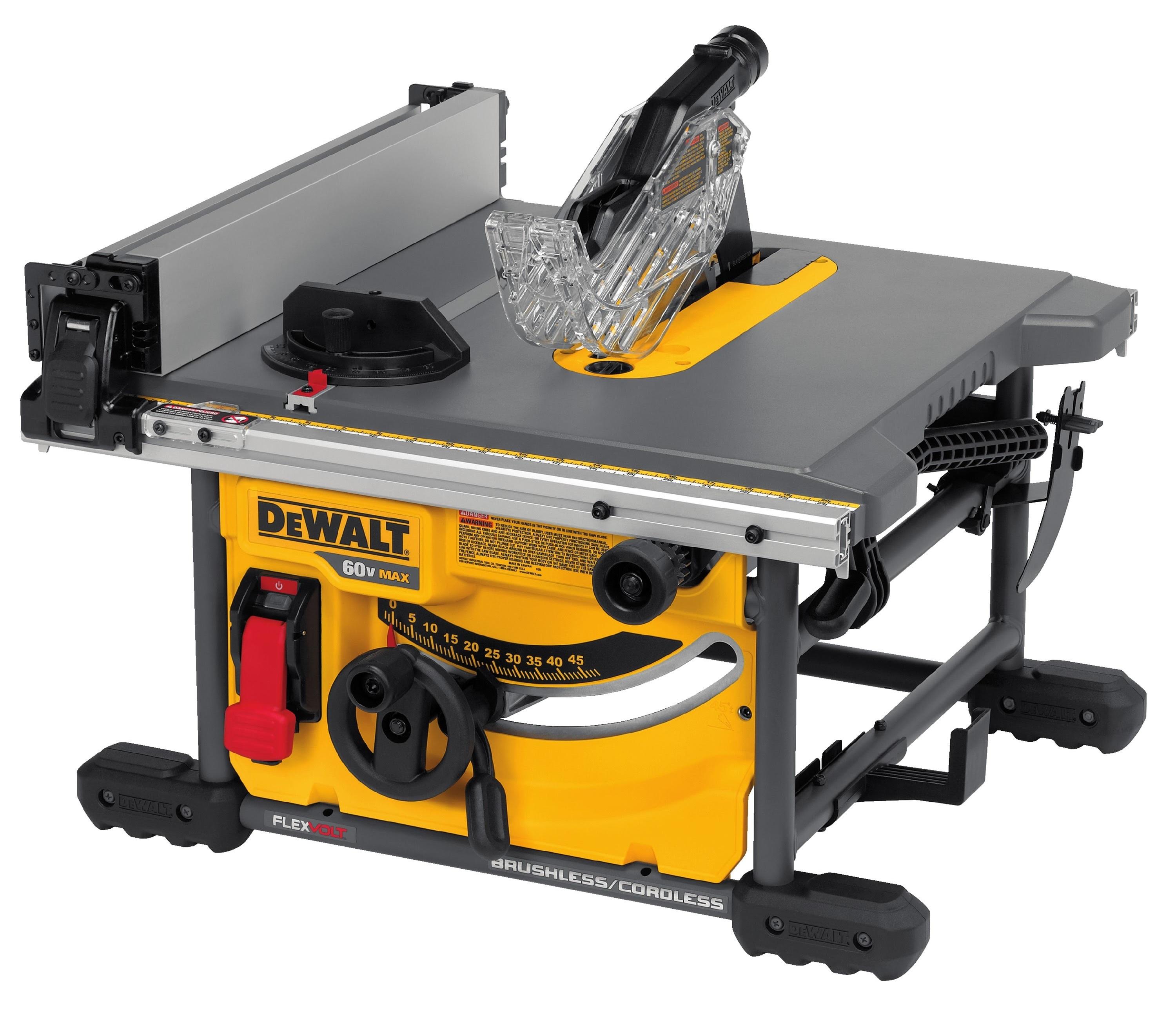 Dewalt table saw battery powered hot sale